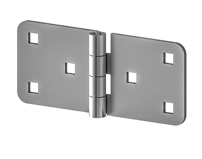 Dobradiça Plana 136x60 C/ Furos 8x8