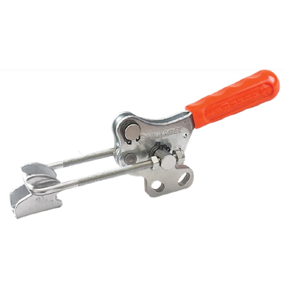 312 - GRAMPO DE FIXAÇÃO HORIZONTAL COM GANCHO EM U