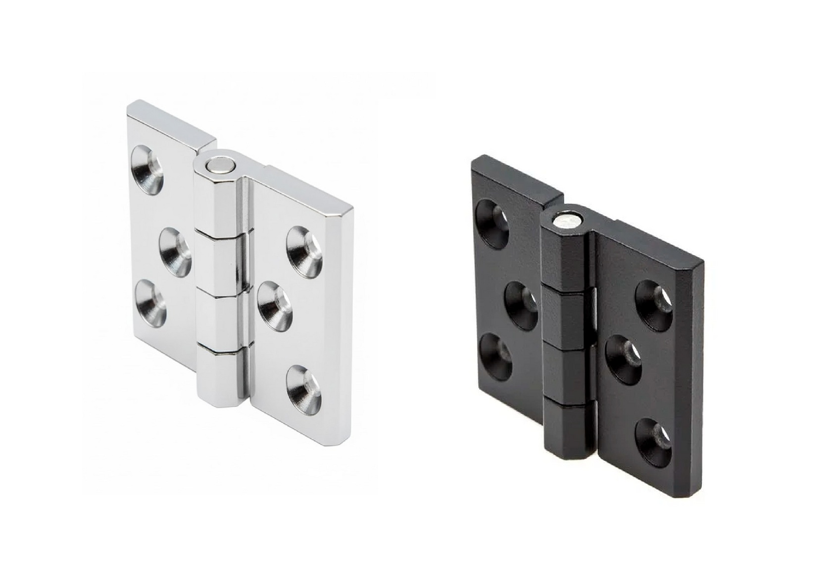 Dobradiça Plana 60x76 C/ 6 furos