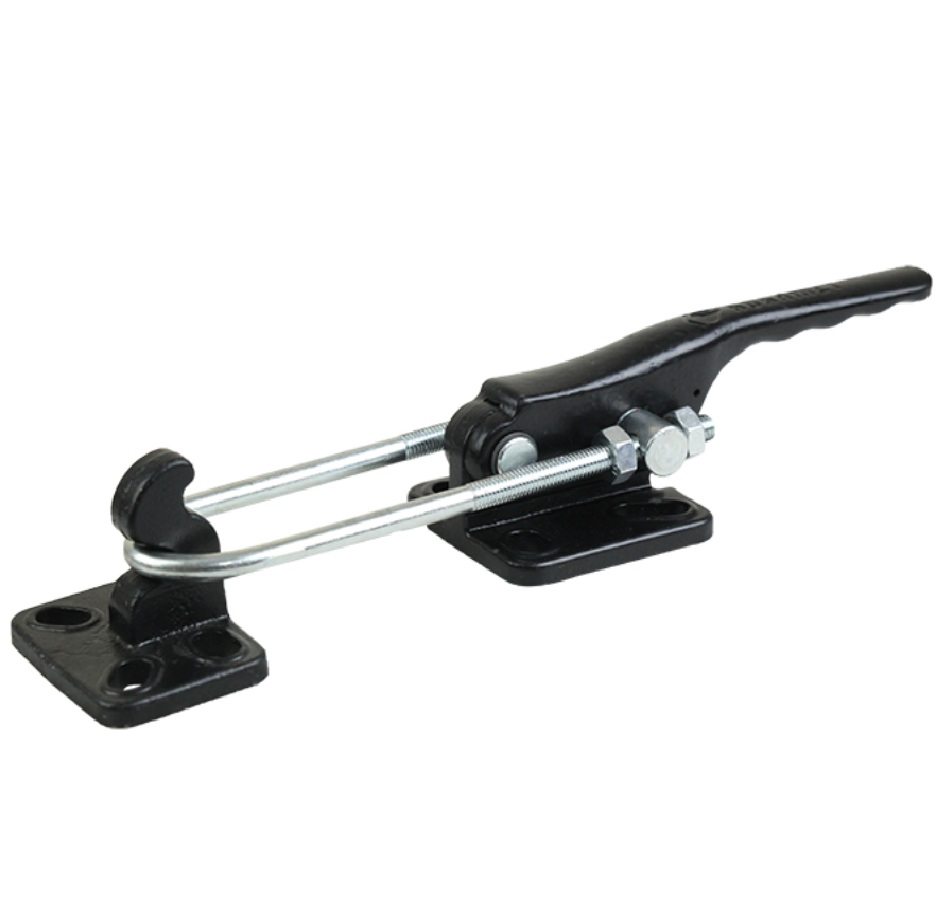 341 - GRAMPO DE FIXAÇÃO HORIZONTAL EM AÇO FUNDIDO COM GANCHO EM U