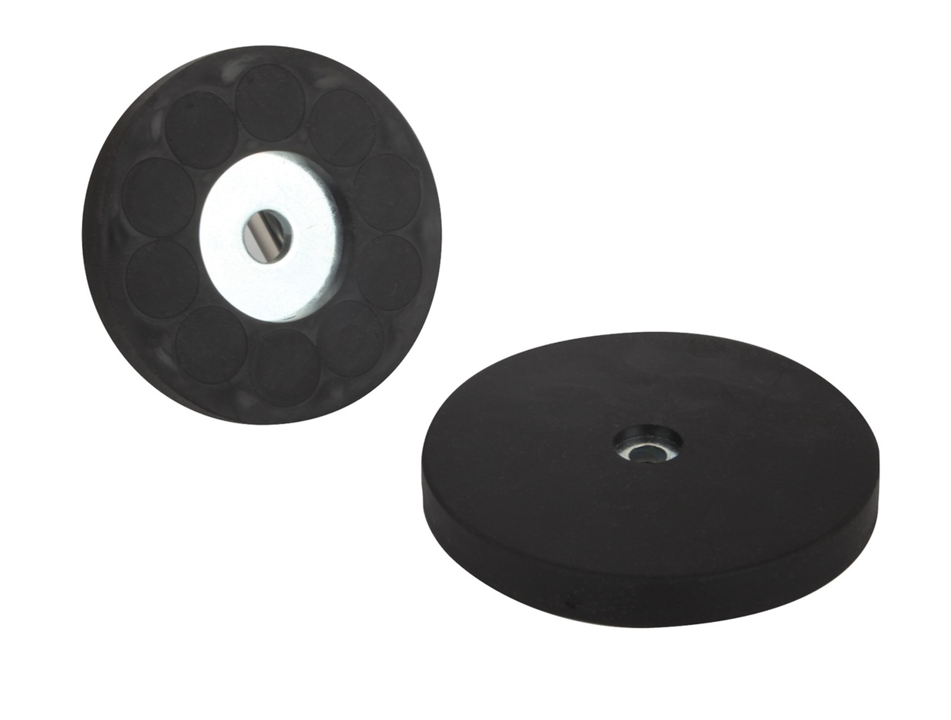 PA5650 - MAGNÉTICO REDONDO COM FURO REVESTIDO EM BORRACHA 