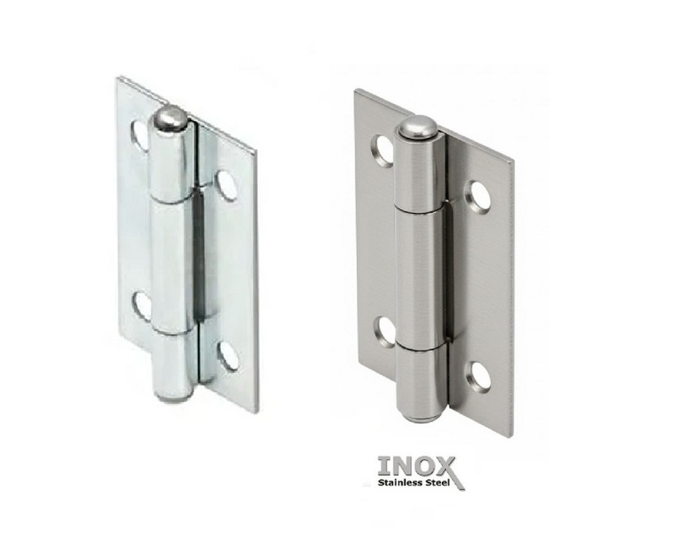 Dobradiça Plana 40x26 C/ 4 Furos