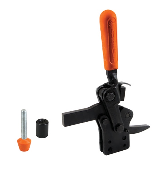 242-D-L - GRAMPO DE FIXAÇÃO VERTICAL MODULAR COM TRAVÃO