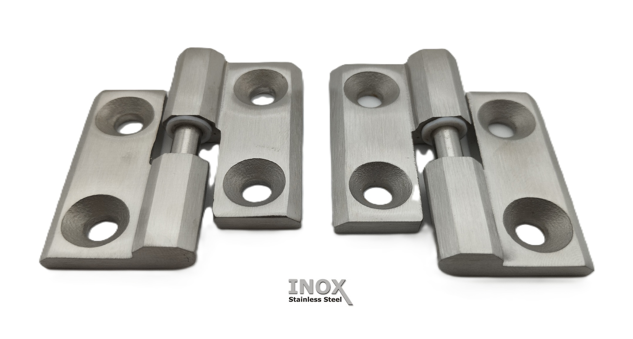 Dobradiça INOX 316 50x50 C/ Furos Desmontavel