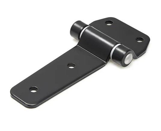 Dobradiça Plana Preta em Aço 63x140