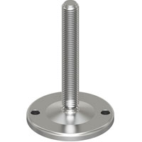 Base maciça com 2 furos antiderrapante