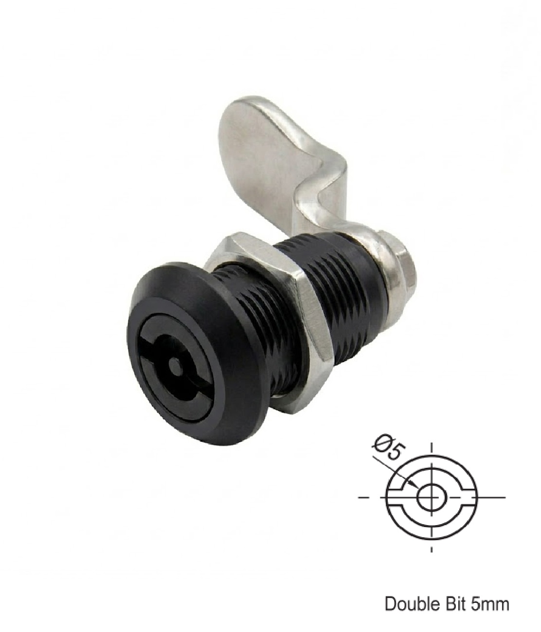 Fecho Zamak Double Bit 5mm SW L=60