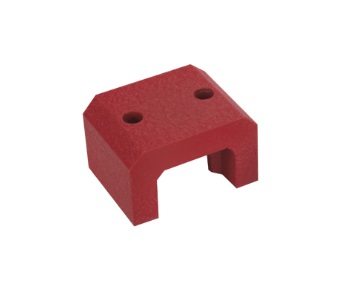 MAGNETICO RETANGULAR EM U VERMELHO 57X45 ALNICO 230N