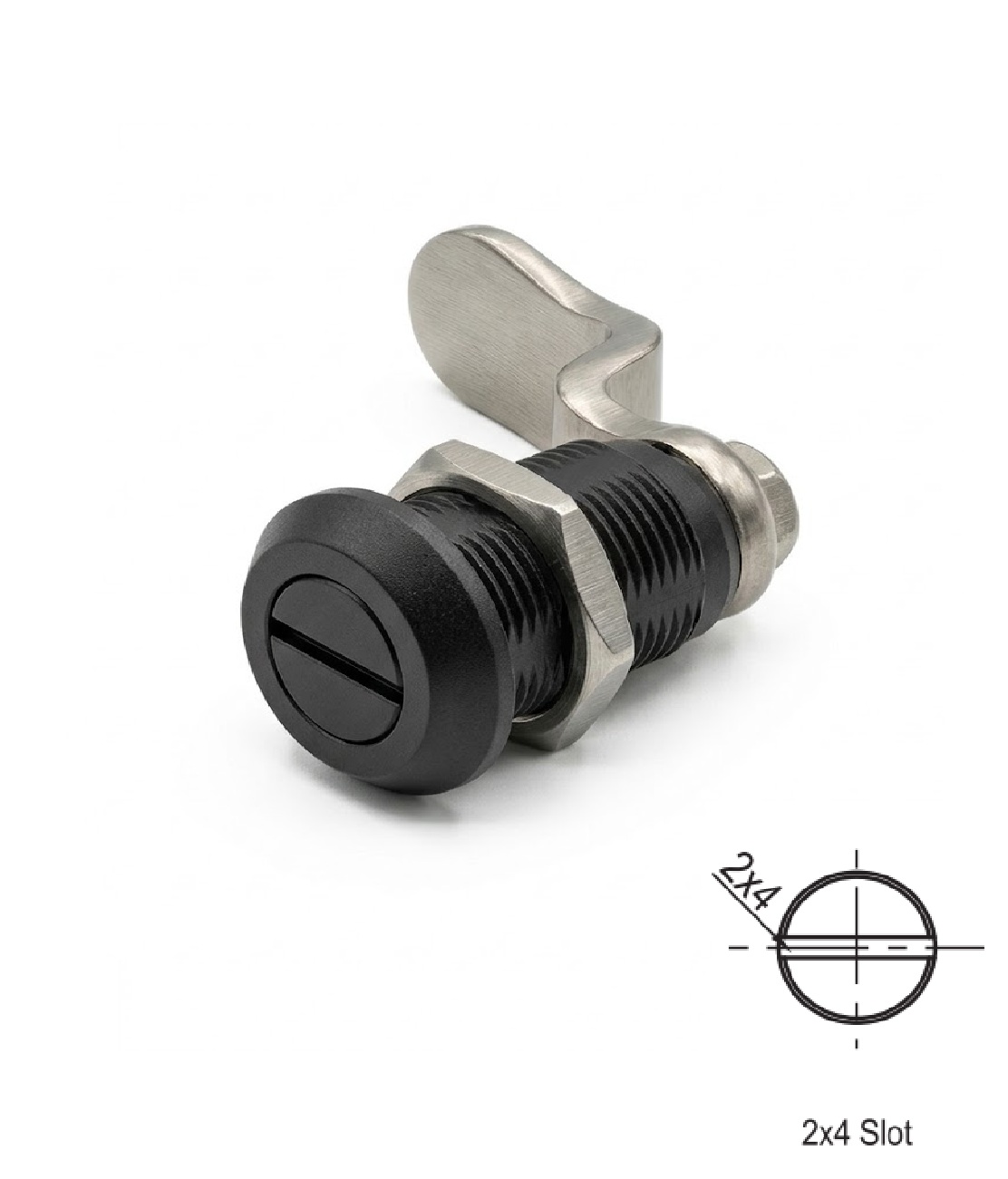 Fecho Zamak de Fenda 2X4 SW L=50