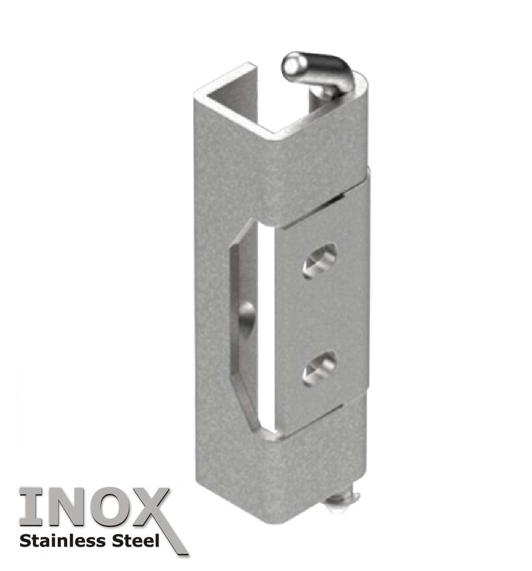 Dobradiça  Interior Inox 120º