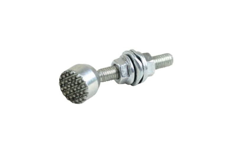 PERNO PARA GRAMPO COM CABEÇA EM METAL RECARTILHADA