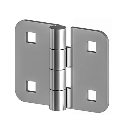 Dobradiça Plana 76x60 Zinc C/ Furos 8x8