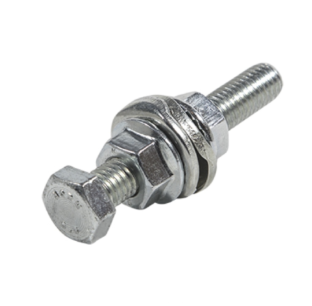 PERNO PARA GRAMPO COM CABEÇA EM METAL FIXA HEXAGONAL M6 x 40