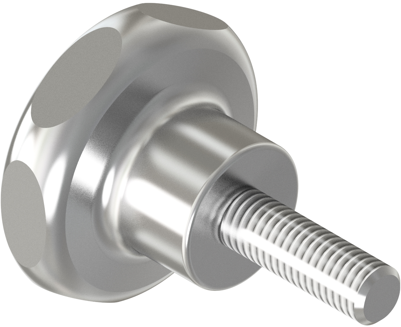 Stainless Steel Knob, threaded male