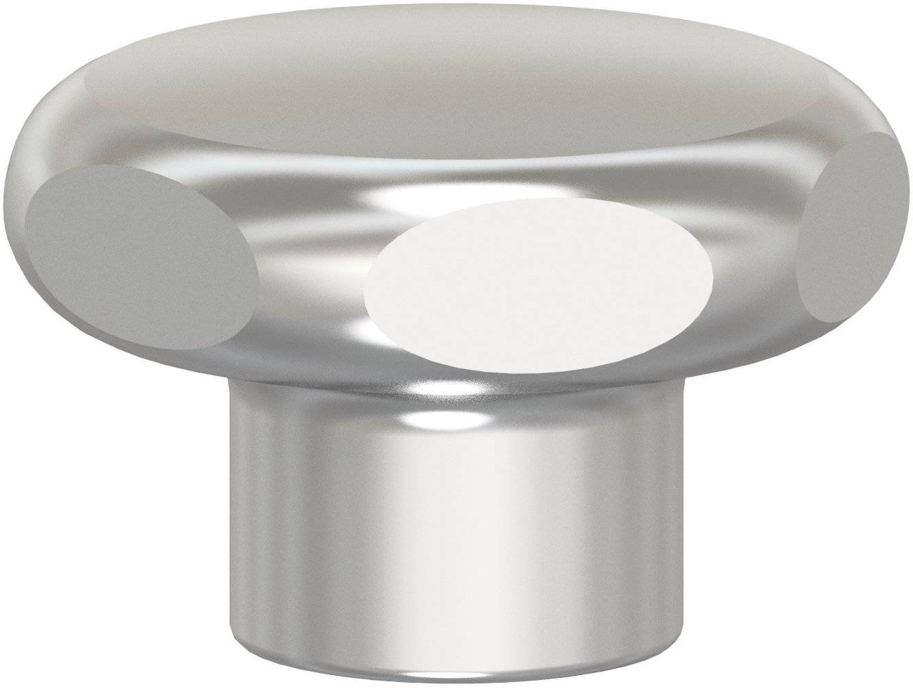 Stainless Steel Knob, threaded female