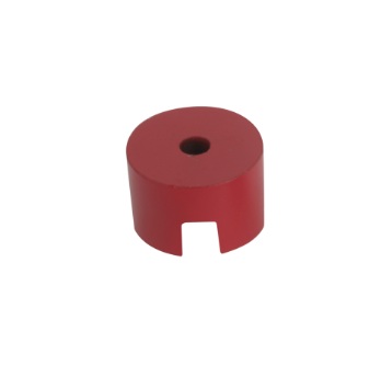 MAGNETICO REDONDO EM U VERMELHO, D.25 ALNICO 29N