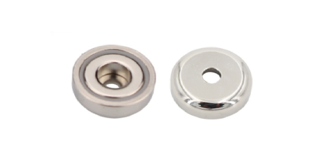 Magnetico Neodymium c/ furo Cilindrico 60Kg