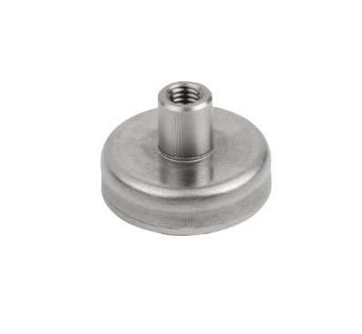 MAGNÉTICO FERRITE CORPO EM INOX M05, D=40, H8  100N
