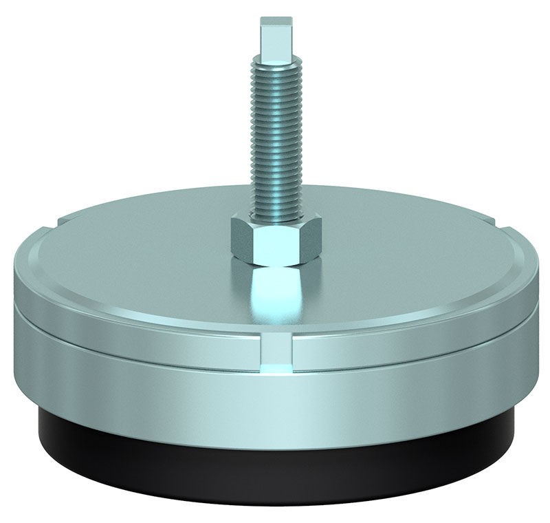 Anti-Vibration Foot, Zinc Steel, Fix Screw, Anti-Moving