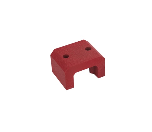 MAGNETICO RETANGULAR EM U VERMELHO 30X20 ALNICO 45N