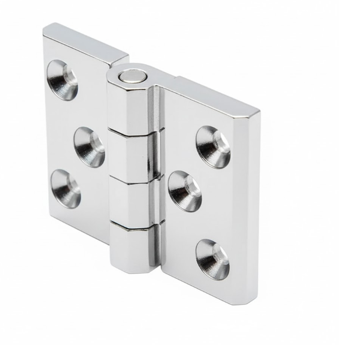Dobradiça Zamak 60x76 CR C/ 6 furos