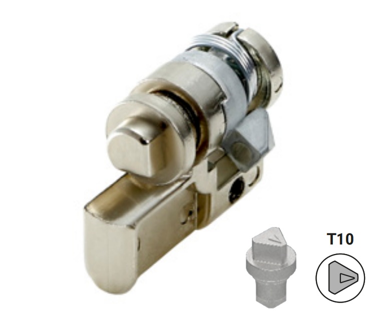 Canhão 40mm Zamak Triangular 10mm