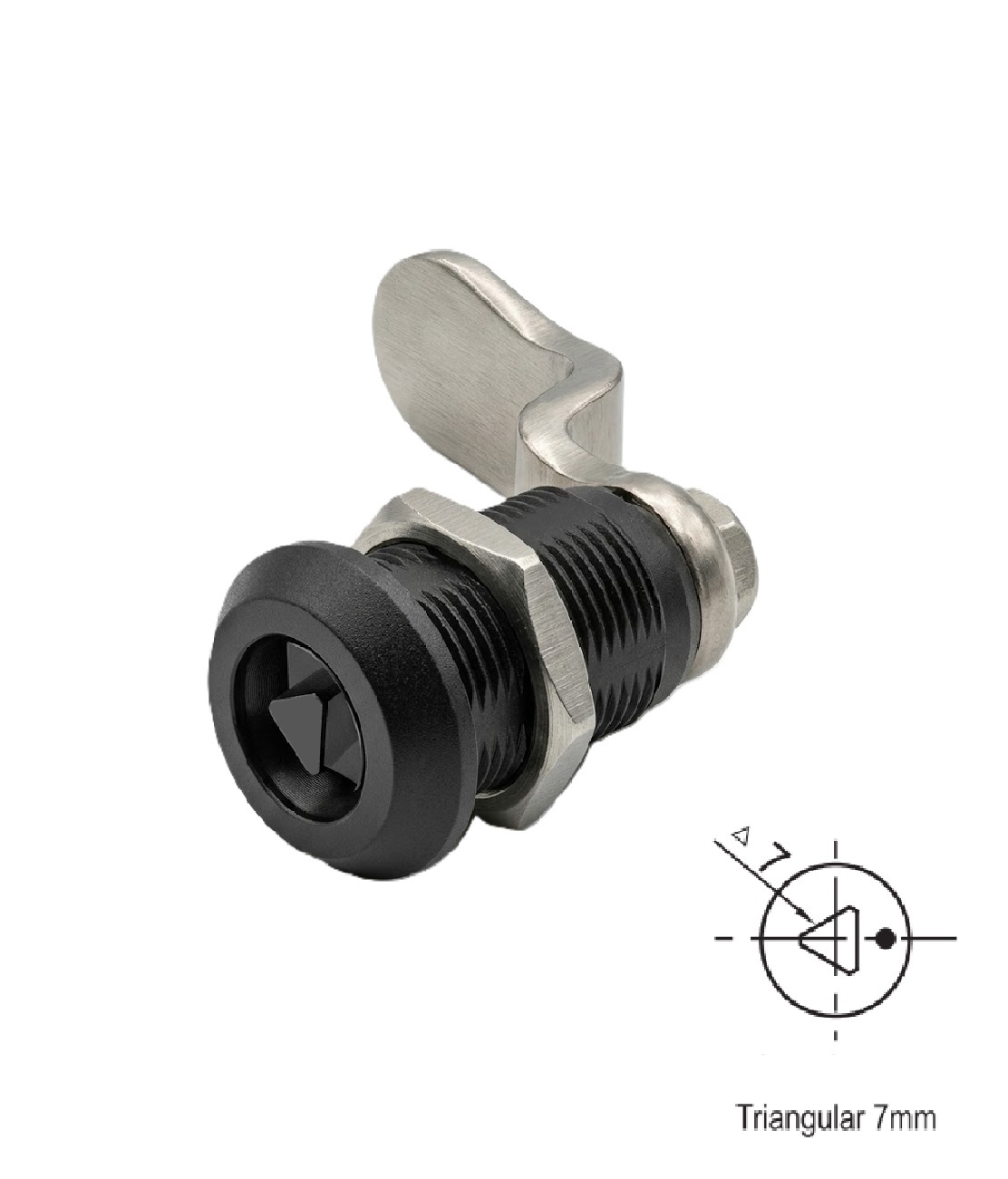 Fecho Zamak Triangular 7mm SW L=50