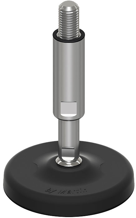Polyamide Foot, Stainless Steel Hygienic Screw, Articulated, Antislip, Technoclean