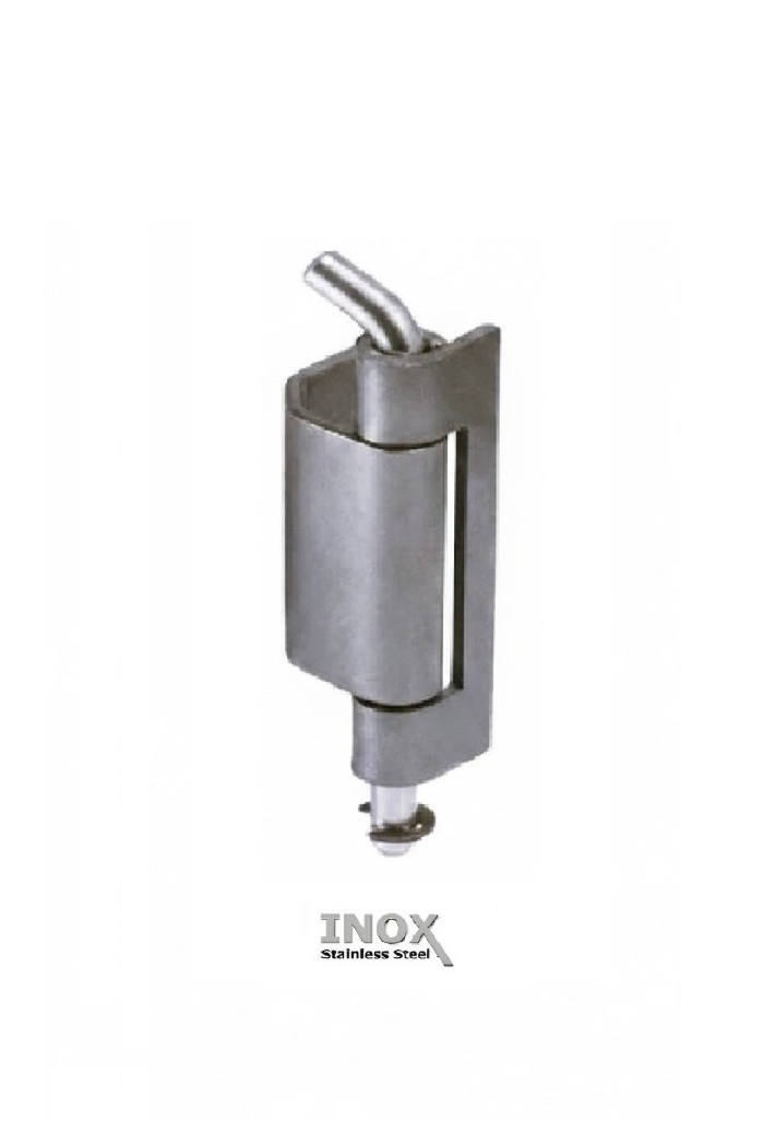 Dobradiça Interior INOX S/ Furos 120º