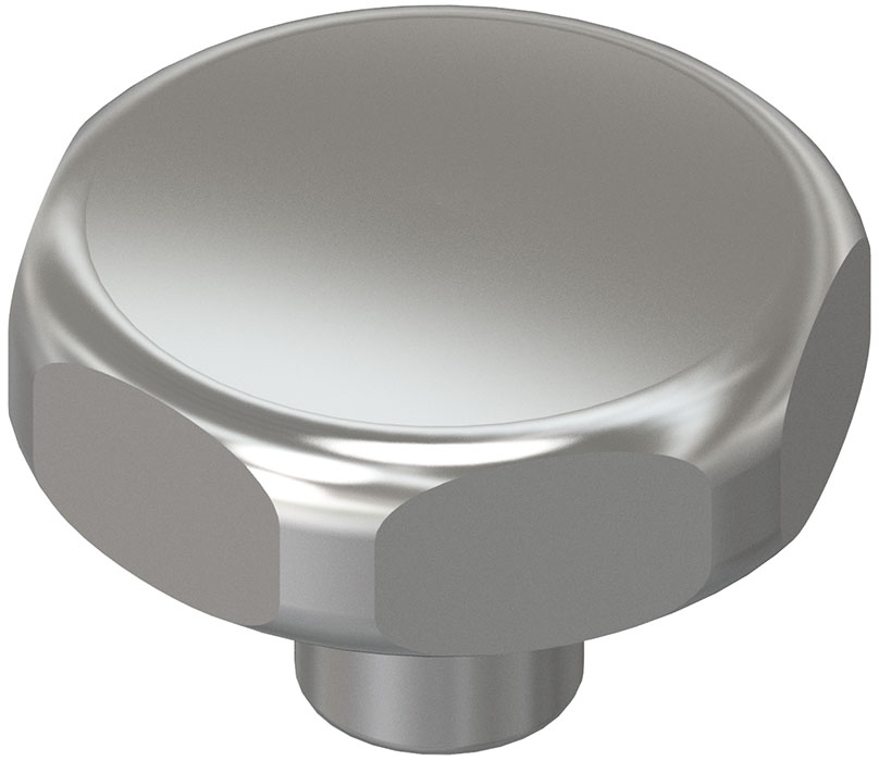 Stainless Steel Knob, not-threaded female