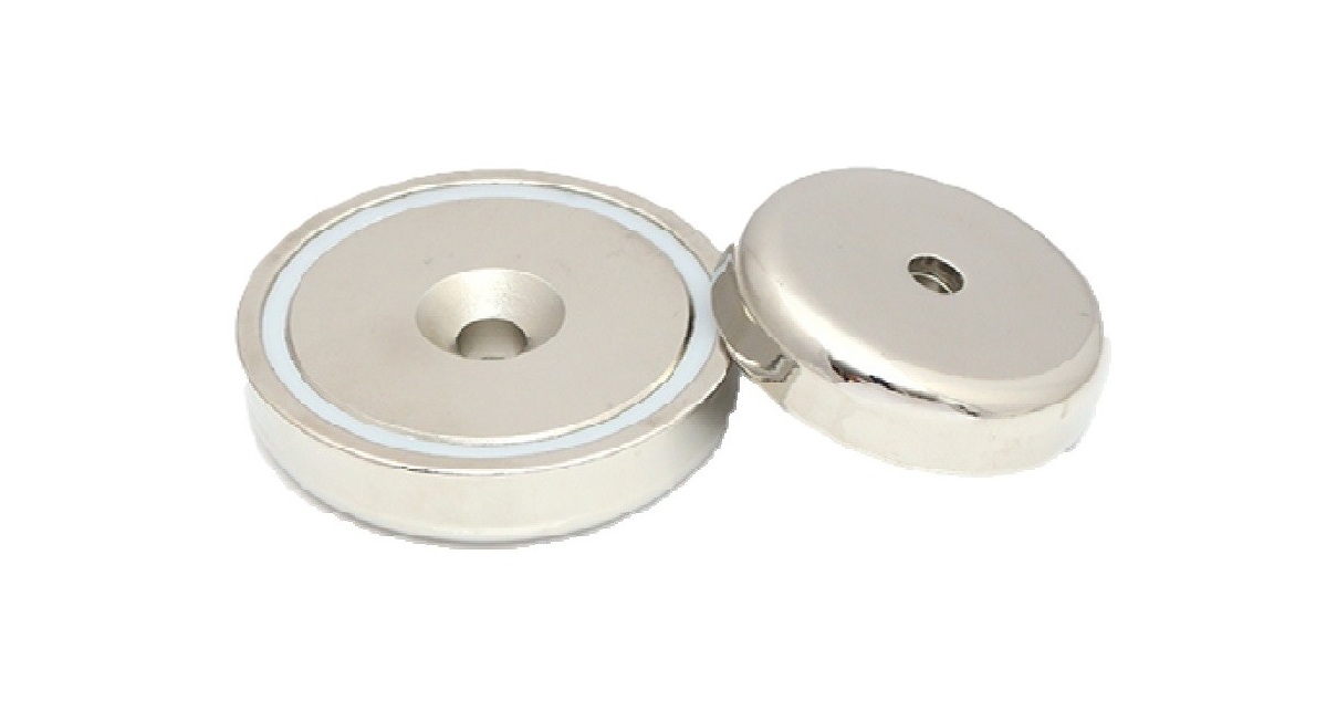 Magnetico Neodymium c/ furo Cónico 380Kg
