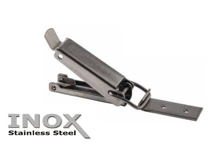 Fecho Tracção INOX 30x193,5 com mola + Retem