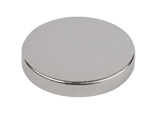 MAGNETICO DISCO NIQUELADO, D=24, H=3 NdFeB 39N