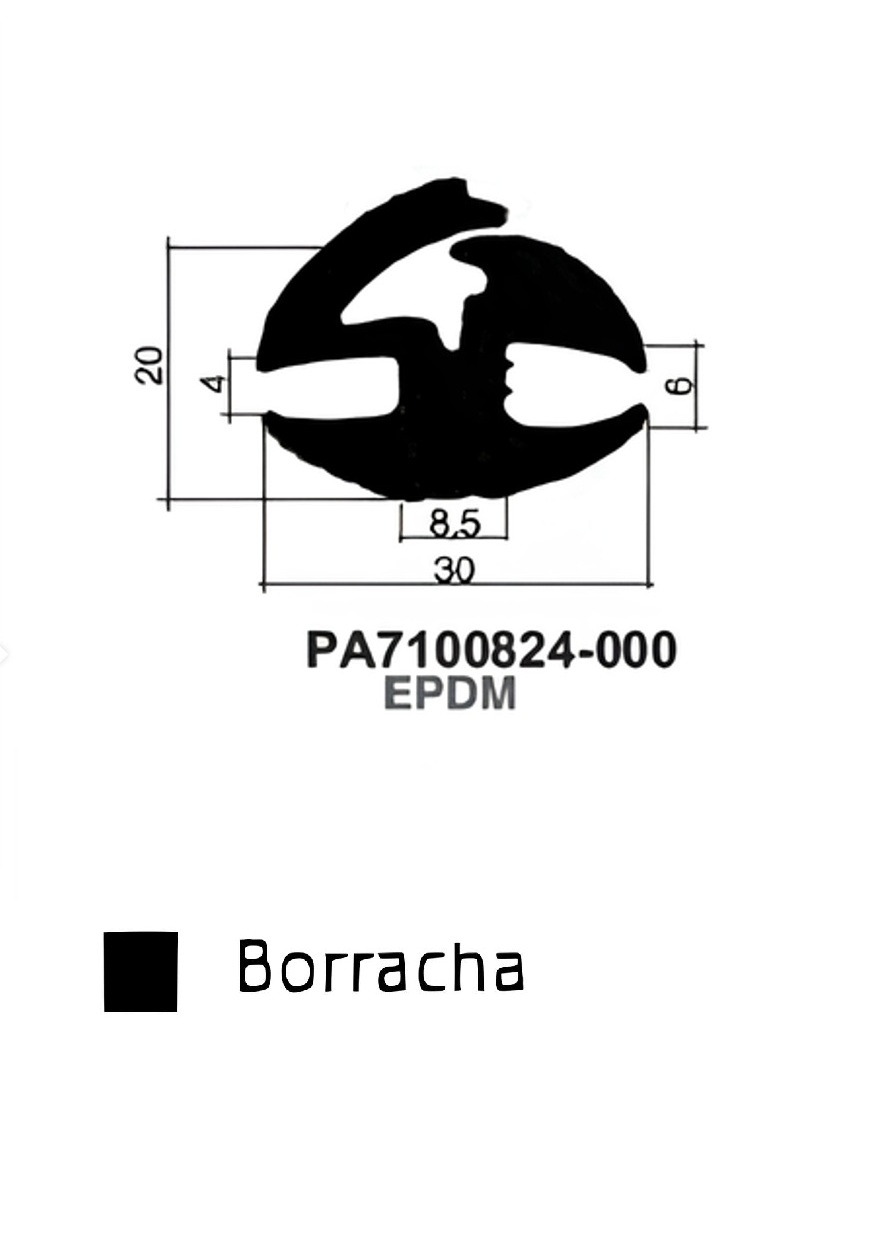 Perfil em PVC para Janelas
