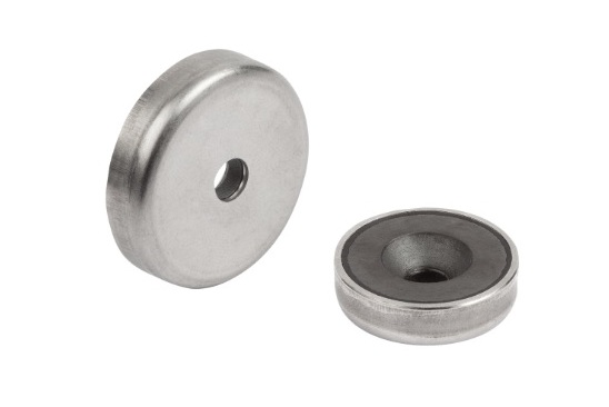 MAGNÉTICO FERRITE C/ FURO CONICO CORPO EM INOX D.32 - 58N