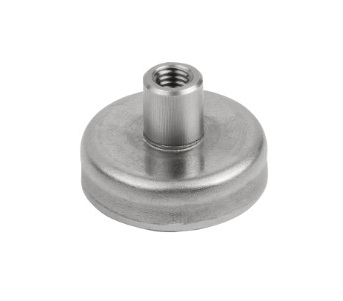 MAGNÉTICO FERRITE CORPO EM INOX M05, D=50, H10  175N