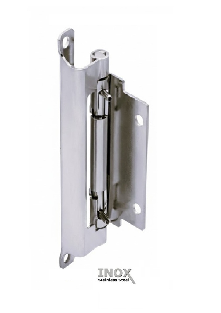 Dobradiça Interior Desmontavel Inox H=17,5