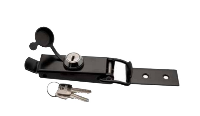 Fecho Tracção Preto 30x193,5 C/ Fecho + Retem
