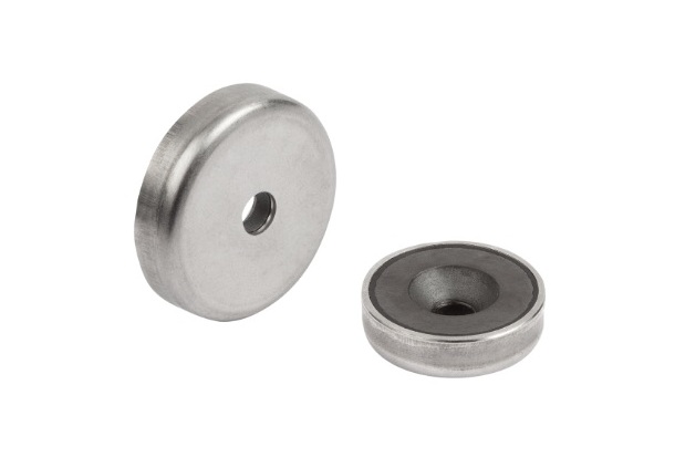 MAGNÉTICO FERRITE C/ FURO CONICO CORPO EM INOX D.25 - 29N