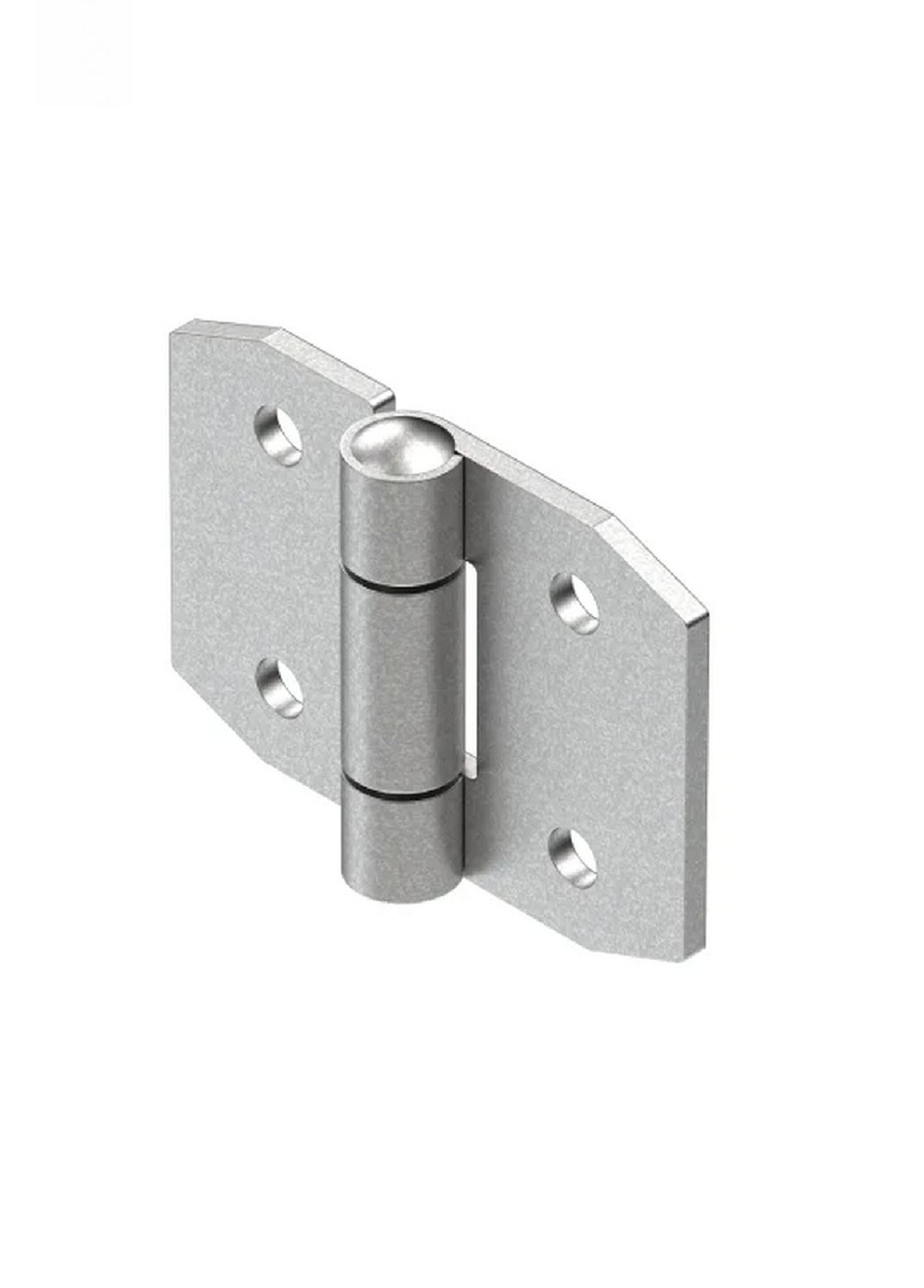 Dobradiça Plana 70x50 Zinc