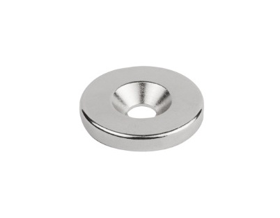 MAGNETICO DISCO NIQUELADO C/ Furo, D=12, H=3 NdFeB 18N