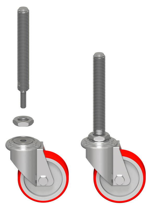 Stainless Steel, Treaded Bar, Fix