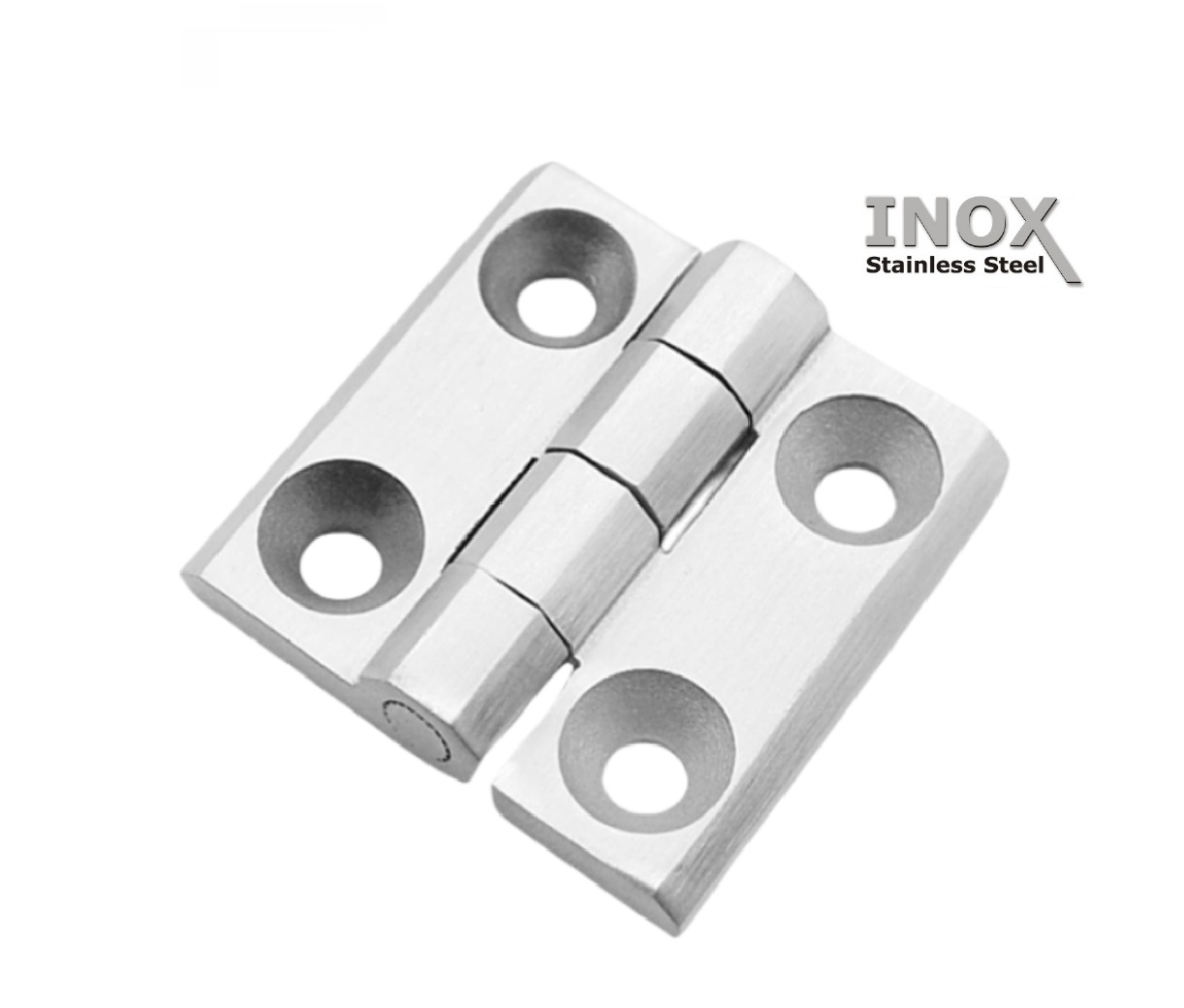 Dobradiça 40x40 C/ furos INOX 316