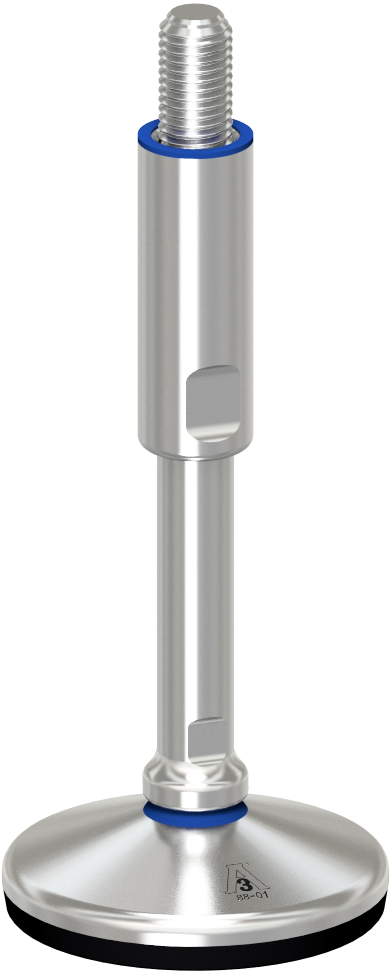 Pé de Máquina Higiénico 3A, Vulcanizado